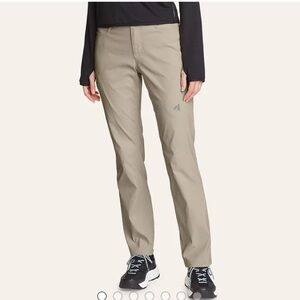 Eddie Bauer Tan Outdoor Pants First Ascent Hiking GORPcore Activewear Cargo